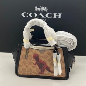 Rare NWT Coach Rexy Dreamer 21 Signature Canvas Jianguo Artists Leather Motif